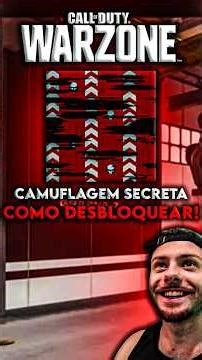 🔥 COMO LIBERAR a CAMO SECRETA ARMAS CONFIDENCIAIS no WARZONE 😱