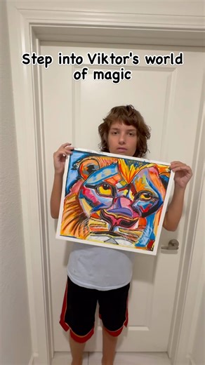 26K views · 478 reactions | This young artist, who happens to be autistic, creates stunning masterpieces that capture the imagination and heart. Let’s celebrate his unique talent and promote inclusivity together. ❤️ #ArtForAll #InclusivityMatters #AutismAwareness #ArtByViktor #vichysart | Vichy’s art | Facebook