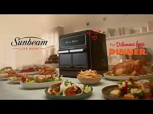 Multi Zone Air Fryer Oven | Dual or Single Zone | Dilemma Free Dinners | 15s | Sunbeam