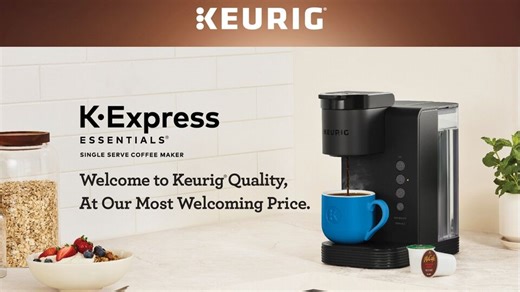Open Box Keurig K-Express Essentials Single Serve K-Cup Pod Coffee Maker, Black