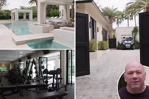 Inside Dana White's luxury Las Vegas mansion with pool and incredible home gym