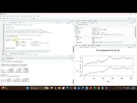 Time Series using R How to Detect Cointegration between Two Time Series#r#timeseries#cointegration