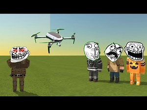 Trolling Players with drone | Simple Sandbox 2 part 2