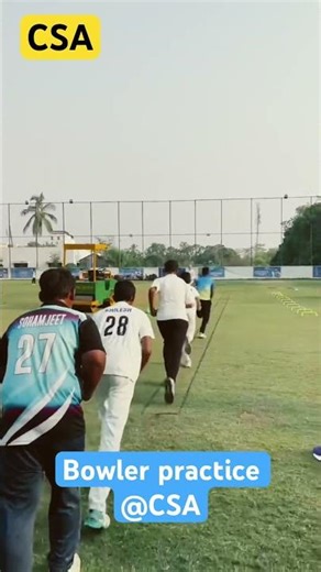 CSA mein Bowler Practice with Straight Running 🏏🔥 | Best Cricket Academy in Raipur #raipurcricket