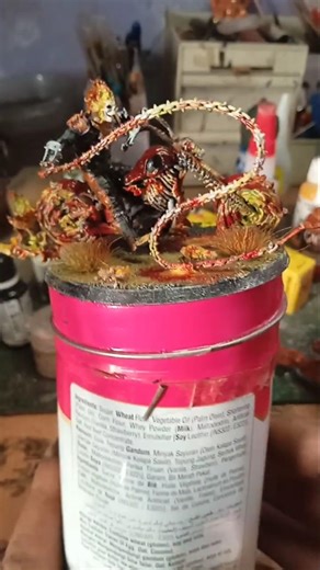 how to painting miniature ghost rider 25mm