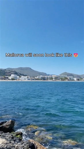 Port de Pollença days will soon like this! 🇪🇸 🏖️ 🥰 #spain #mallorca #beaches #Summer #travel