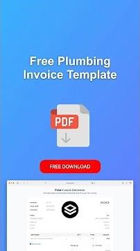 Plumbing Invoice Template #invoicegenerator #invoicetemplate