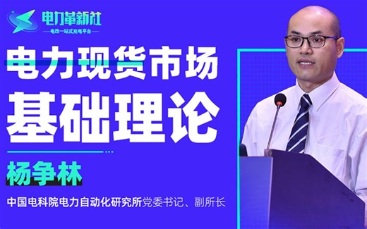 电力现货市场基础理论