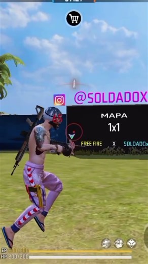 x1 com aleatório no FF #freefire #freefireshorts