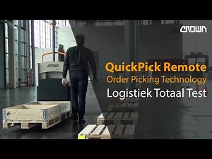 Crown Order Picking Technology | QuickPick Remote | Logistiek Totaal Test