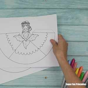 The prettiest printable fairy dolls! | The Craft Train