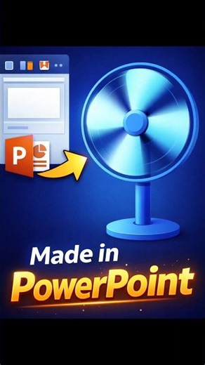 PowerPoint Real Fan Animation 🔥