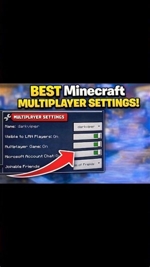 Best Minecraft Multiplayer Settings.