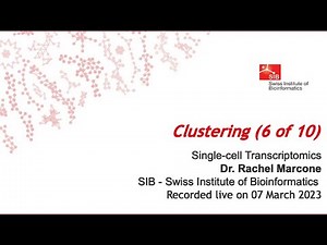 Single cell transcriptomics - Clustering (6 of 10)