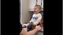 Check out this special grandpa/grandson moment lucky enough to be captured on camera. That laughter is definitely contagious! | Rumble