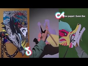 Dragon Puppet TikToks - Paper Dragon TikTok Compilation #12