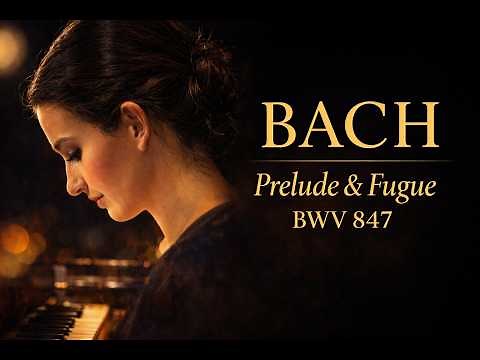 Bach – Prelude & Fugue No. 2 in C Minor, BWV 847 | Well-Tempered Clavier I | Marta Czech