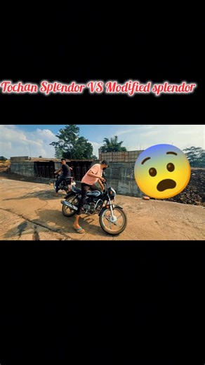 😨 Tochan Splendor VS Modified splendor 😅 ll