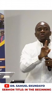 Your life may seem formless, empty and void right now but make sure it’s not without God. Full message on YouTube: How to begin the year | Samuel Ekundayo