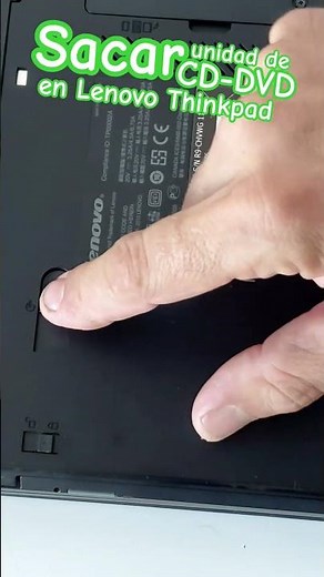 Today's tip 🥰🥰 Removing a CD/DVD drive on a Lenovo Thinkpad #repair #windows #pc #laptopvspc #laptop