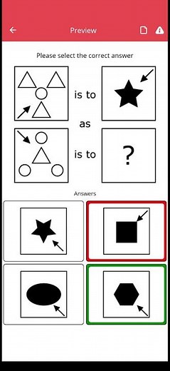 Abstract Reasoning Test app #braintest #abstractreasoning #iqtest