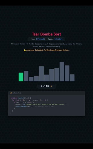 even worse than stalin 💀 - Sorting Visualizer