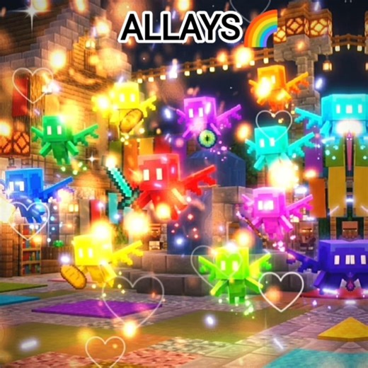 Should Minecraft have Colorful Allays? 🌈 #minecraftshorts #minecraft