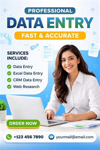 I will do fast and accurate data entry, copy paste, excel work and retyping work | Sikaty
