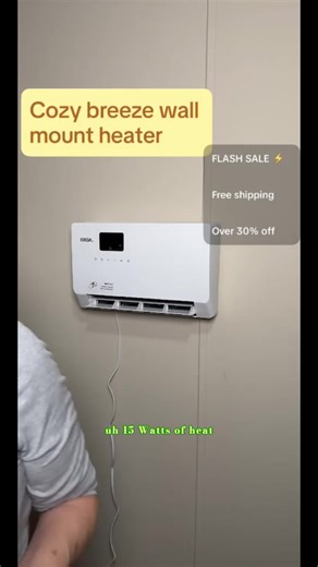 1500W Smart Wall Heater for Efficient Indoor Heating