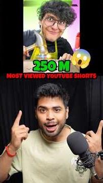 Most Viewed Shorts Of Indian Youtubers 😱
