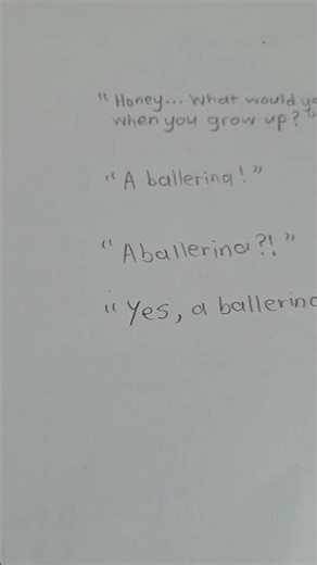 A ballerina?! (Ellia tells her mother what she wants to be when she grows up) Series part 1 ❤️🎉 #1
