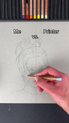 Reply to @n.l.m.b_gang_0 #ad HP Instant Ink automatically ships ink to your door, so you never run out 😎 #hp #Instant_ink #drawing #colorpencil