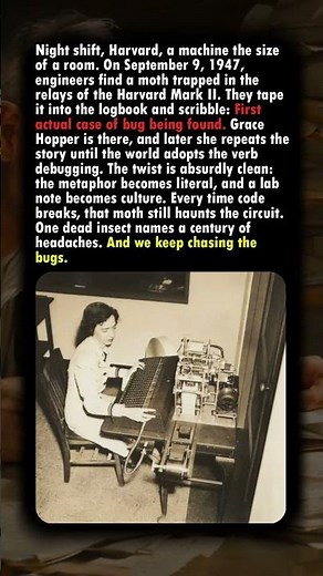 September 9, 1947: The Moth That Named “Debugging”