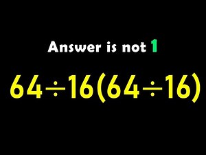 Many Will Get This Simple Math Problem Wrong ! Can you Solve It ?