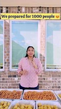 We prepared laddu murukku for a thousand people 😍 #shorts #radivlogs #shortvideo #food