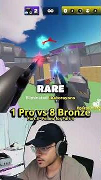 1 pro vs 8 bronze players in rivals part 3