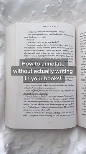 How to Annotate Books Without Writing - Creative Book Annotation Ideas!