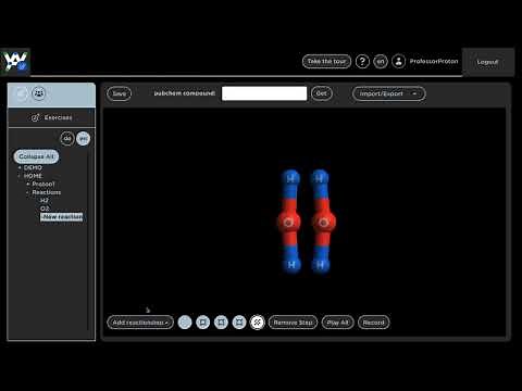 Creating animations of chemical reactions with Waltzing Atoms