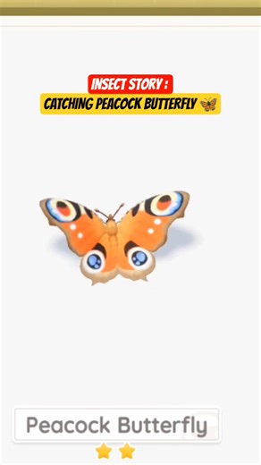 Heartopia | How to Catch Peacock Butterfly (Insect Story) #heartopia #howto