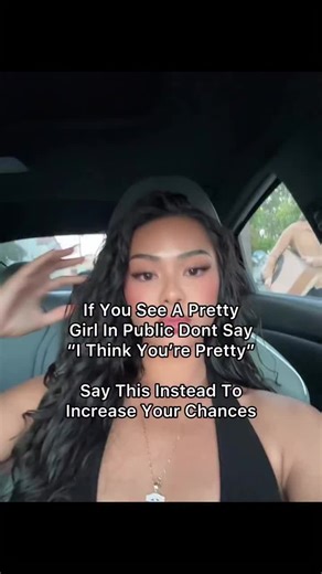 ❌ “I think you look pretty.” ✅ Say this instead: ① “I saw you walking by and thought—she seems interesting. I had to say hi.” 😌✨ ② “Quick second—I don’t usually stop strangers, but your energy caught my attention.” ⚡👀 ③ “You look like someone who’s fun to talk to. Am I right?” 😏🗣️ ④ “This might sound random, but you seem confident. I respect that.” 💼🔥 ⑤ “You stood out in a good way. I wanted to meet you properly.” 🤝✨ ⑥ “You have a calm confidence about you. What’s your name?” 😌📛 ⑦ “I’m 