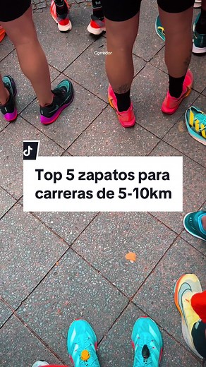 Los mejores zapatos para carreras de 5-10km