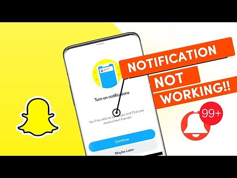 How to FIX Snapchat notification not working on Android 2023