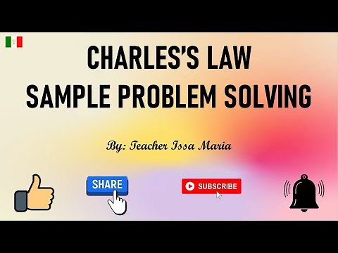 Charles's Law Sample Problem Solving | Detailed Explanation | Tagalog Science Lesson
