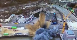 WWII bomb explodes in U.K.