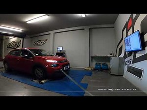 Citroen C3 1.6 BlueHDI 75cv Reprogrammation Moteur @ 131cv Digiservices Paris 77 Dyno
