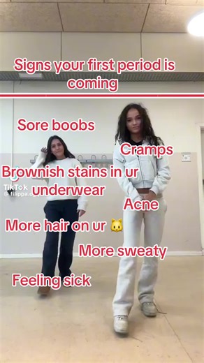 Signs Your First Period is Coming