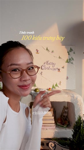 1 bức tranh nhưng có 100 kiểu trưng bày #diy #Deli #Nusignbydeli #Butcharm #decoration