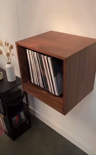 RPM Rotating Vinyl Record Storage by Toneoptic