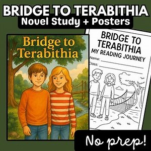 Bridge to Terabithia Novel Study – Printable Activities and SEL Worksheets