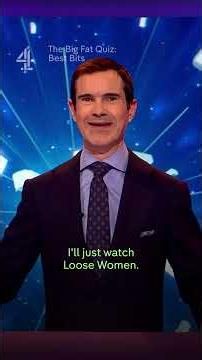 In an unexpected turn of events, Jimmy Carr delivers some brutal roasts #BigFatQuiz